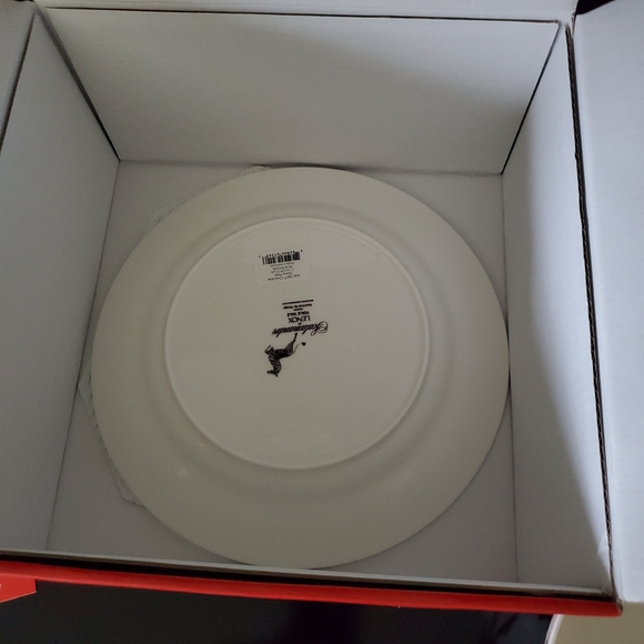 NIB Scalamandre' Lenox 4pc "Toile Tale Chocolate" 1 Place Setting Brown & White - Picture 12 of 16